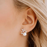 Brincos Flor (Banhado a Ouro)