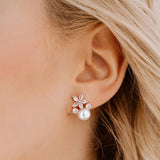 Brincos Flor (Banhado a Ouro)