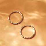 Brincos 24mm Fino Médio