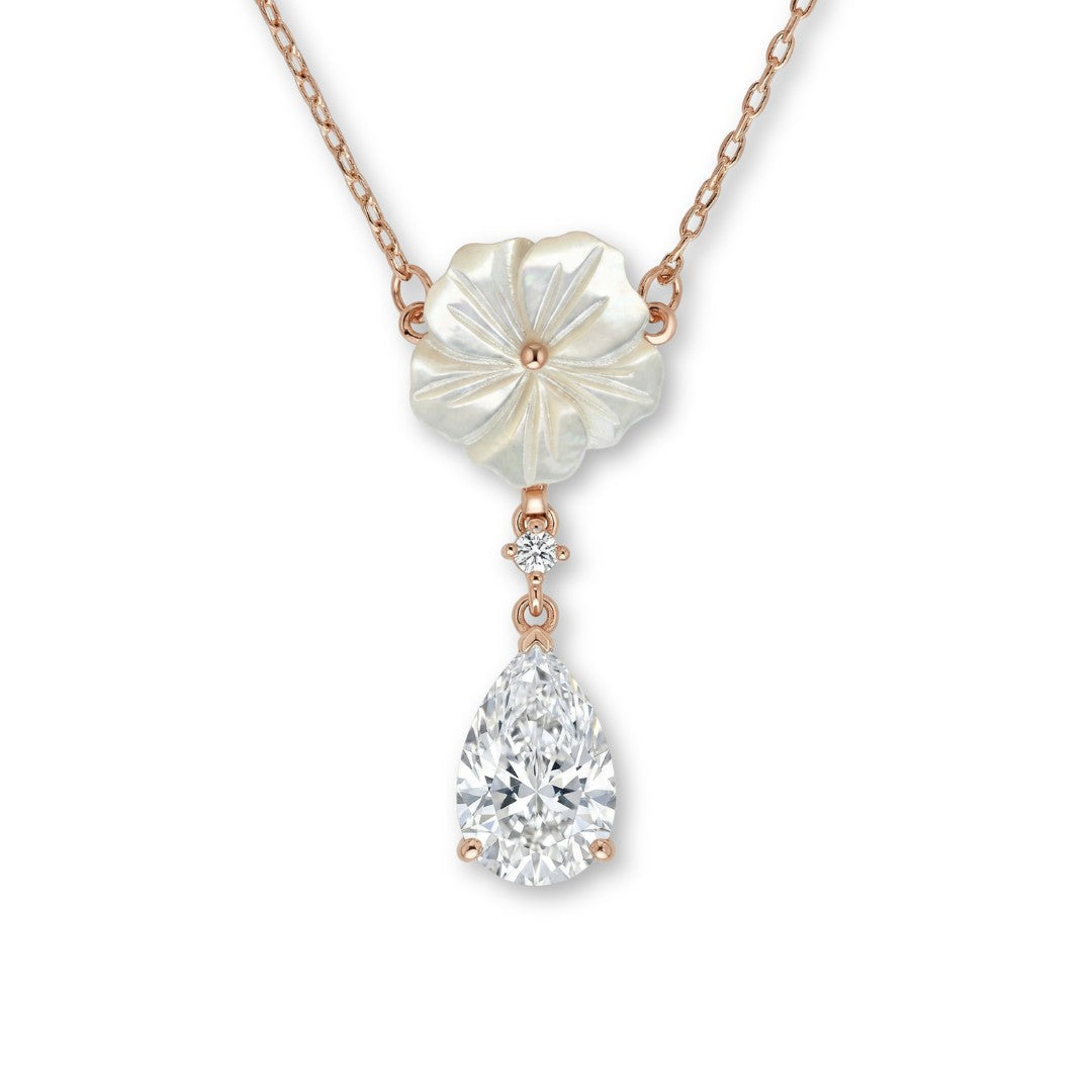 Colar Cristal Gota