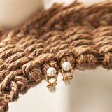 Brincos Vintage Wreath Pérola