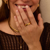 Anel Tat (Banhado a Ouro)