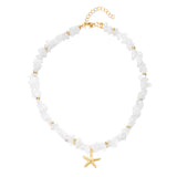 Colar Starfish Gravel | Leveza & Brisa