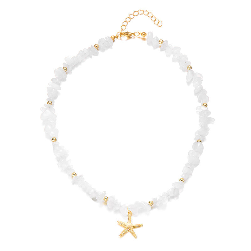 Colar Starfish Gravel | Leveza & Brisa