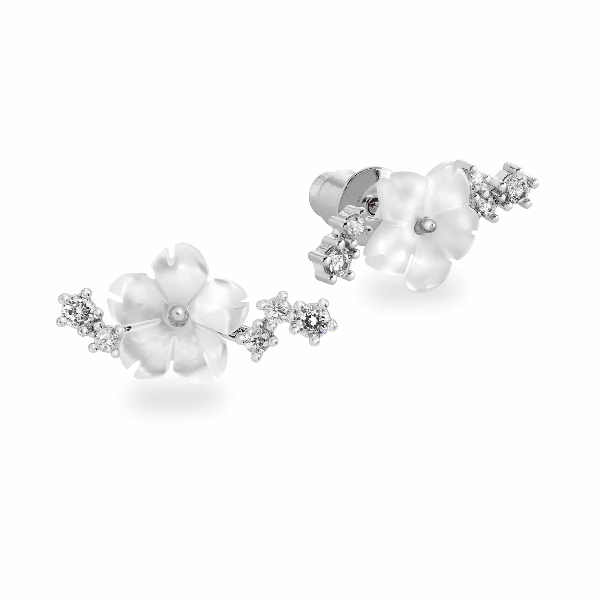 Brincos Cintilante Flor
