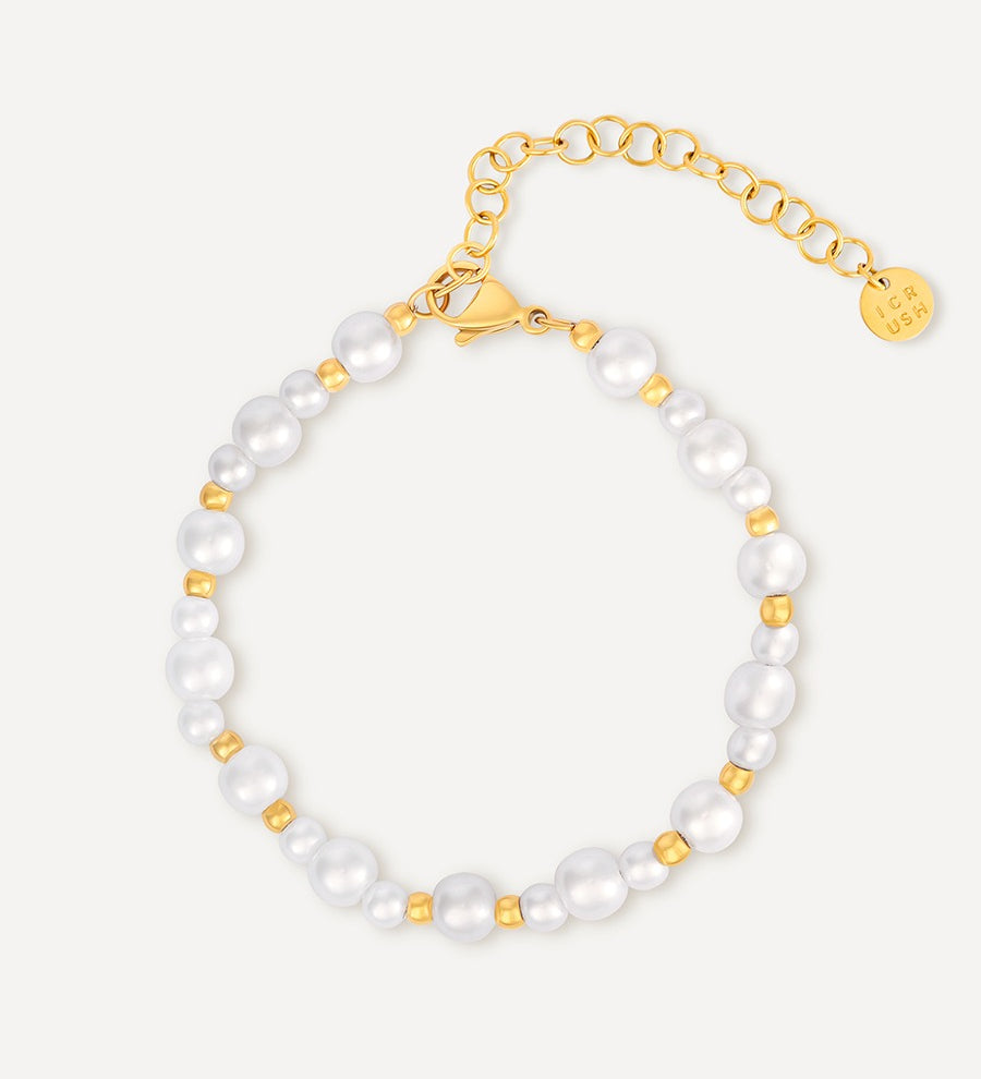 Pulseira Contas Pérola