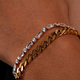 Pulseira Quadrado Redonda