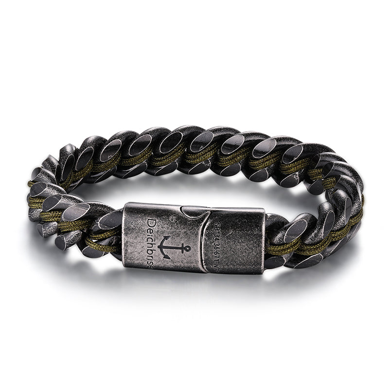 Pulseira Stahltau Verde Mar