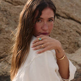 Anel Manbir (Banhado a Ouro)