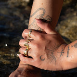 Anel Oceano (Banhado a Ouro)