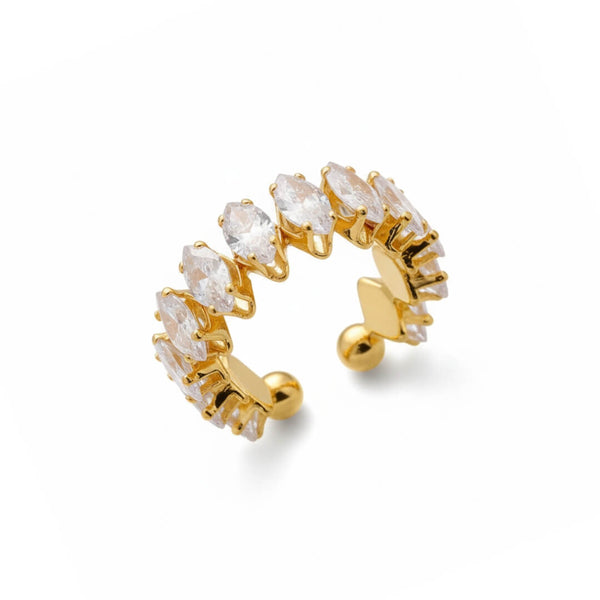Anel Vicenza com Corona de Circónia Marquise