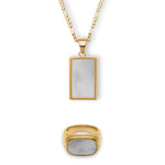 Conjunto Marble Branco