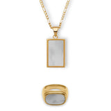Conjunto Marble Branco