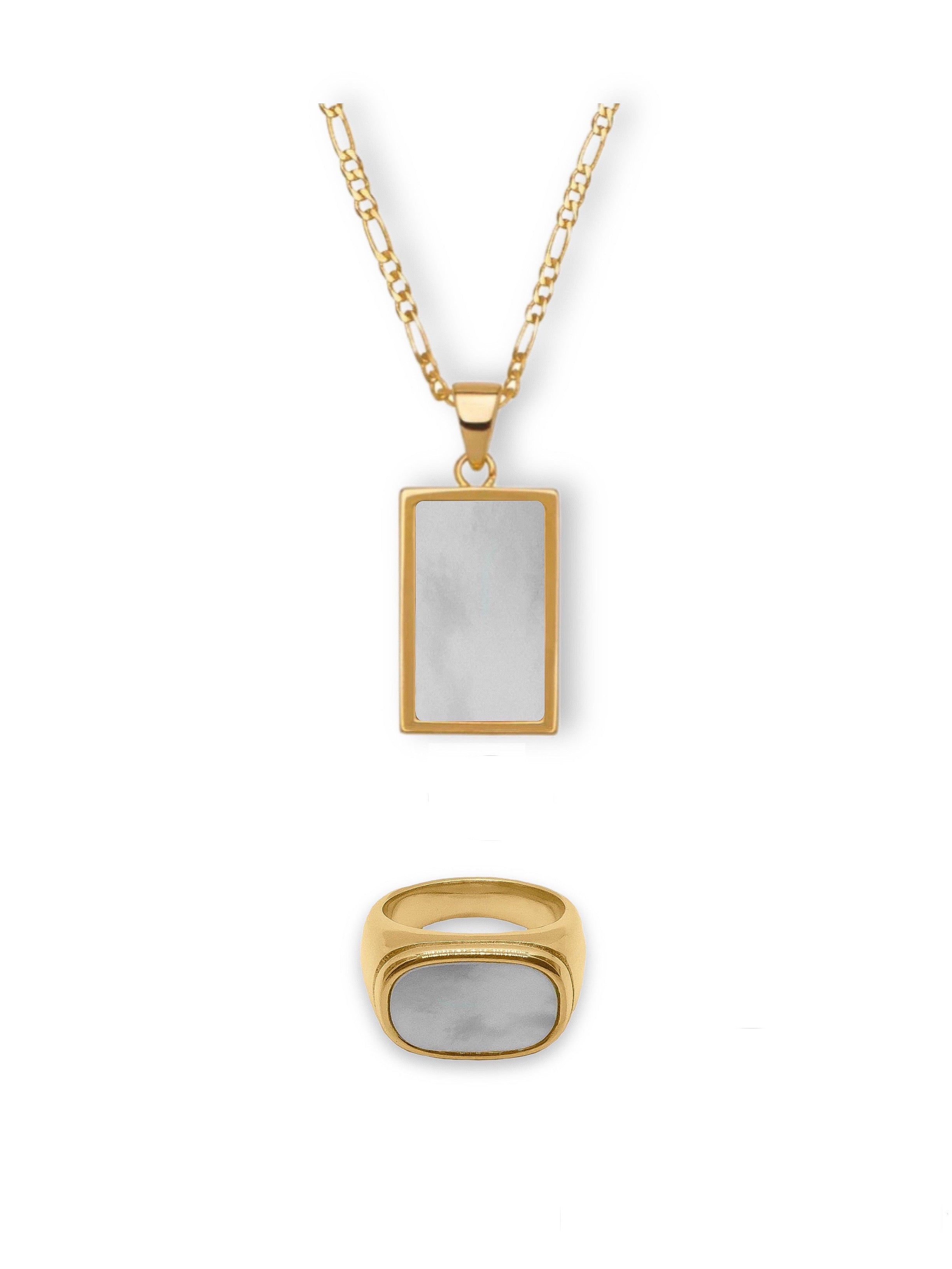 Conjunto Marble Branco