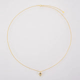 Colar Mão de Fátima Hamsá com Circónia (Banhado a Ouro 18K)