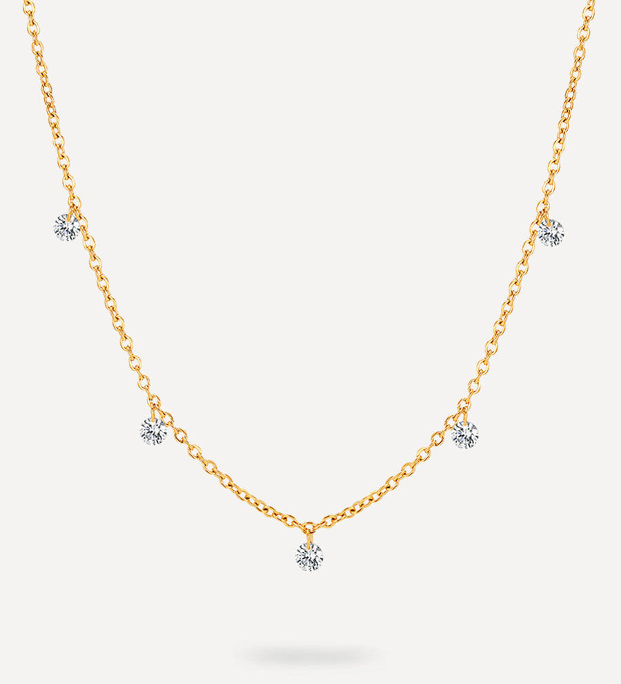 Colar Cintilante Gota