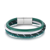 Pulseira Cabedal & Corda Náutica Bremen