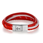 Pulseira Cabedal & Corda Náutica Grenzenlos