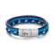 Pulseira Cabedal & Corda Náutica Tiefseetaucher