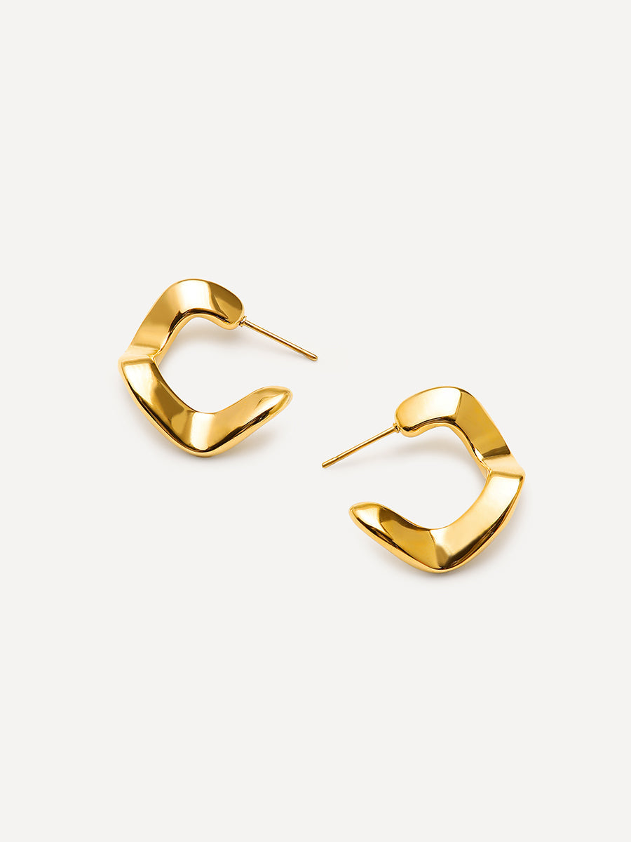 Brincos Sinuous Loop