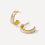 Brincos Cubic Crescent