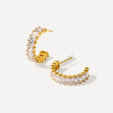 Brincos Cubic Crescent