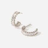 Brincos Cubic Crescent
