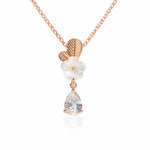 Colar Folha Gota