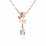 Colar Folha Gota
