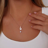 Colar Folha Gota