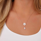 Colar Cristal Gota