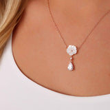 Colar Cristal Gota