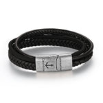 Pulseira Cabedal & Corda Náutica Rocky