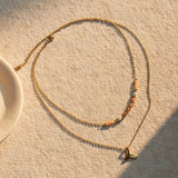 Colar Misto Sereia (Banhado a Ouro 18K)