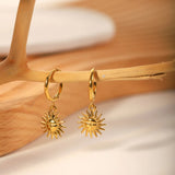 Brincos Sol de Mayo (Banhado a Ouro 18K)
