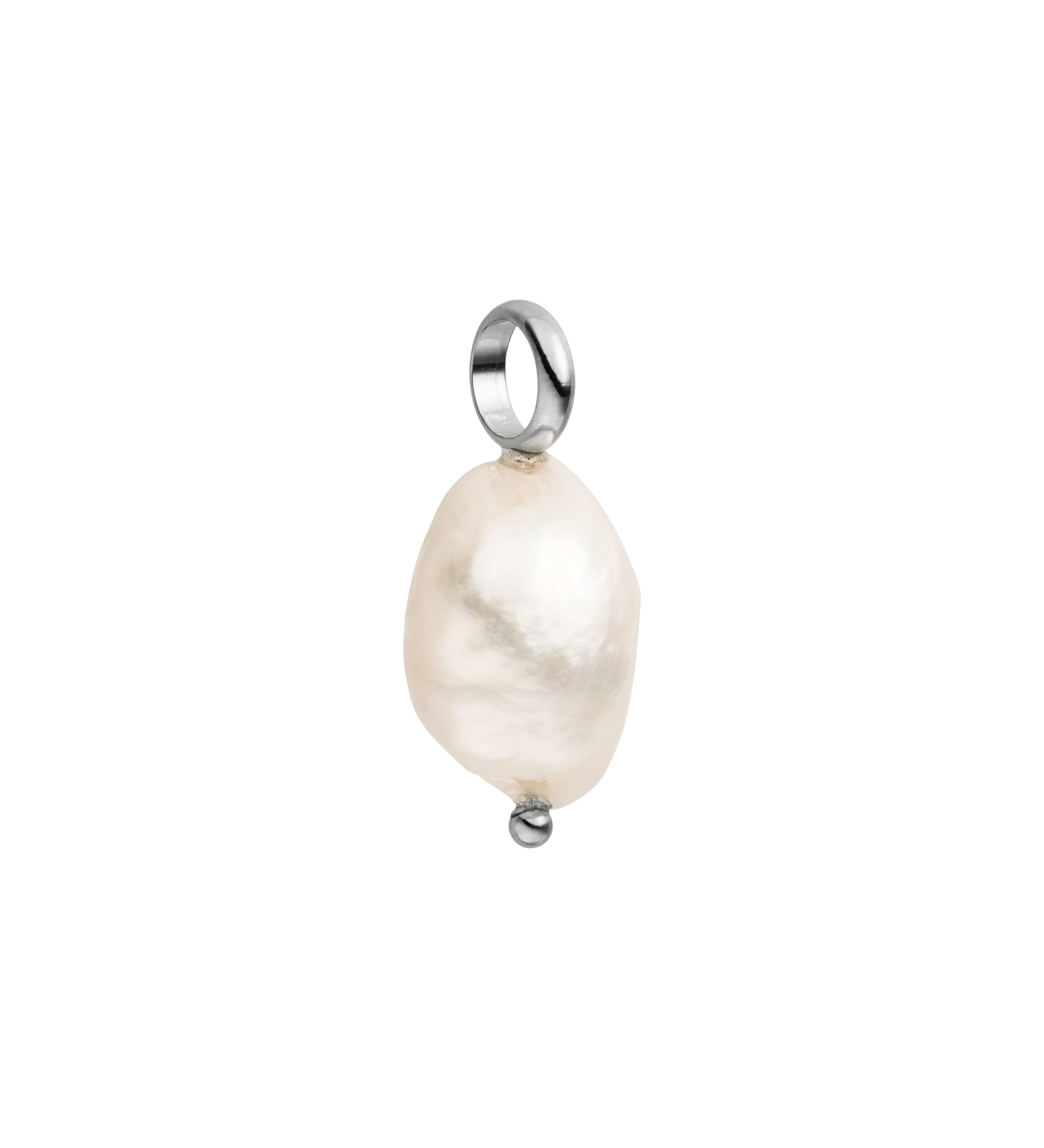 Pingente Organic Pérola com Pérola
