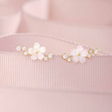 Brincos Cintilante Flor (Banhado a Ouro)