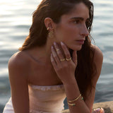 Brincos Akriti (Banhado a Ouro)