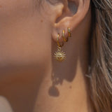 Brincos Sol de Mayo (Banhado a Ouro 18K)