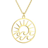 Colar Sol Onda | Energia & Liberdade