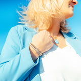 Pulseira Joleen Am Sandstrand Stahl Tau & Corda Náutica