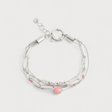 Pulseira Eloise de 4 Camadas em Pedra Natural