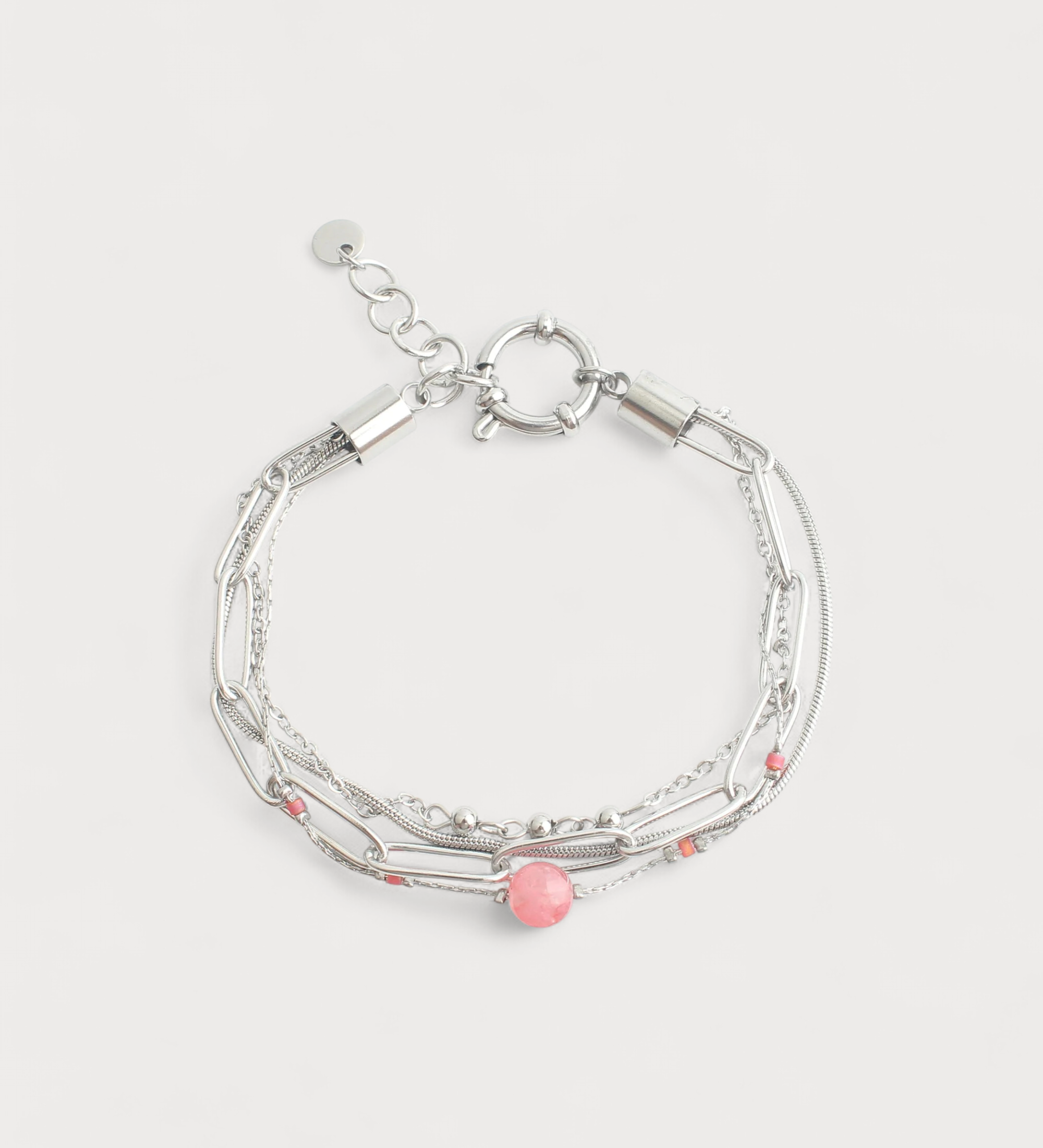 Pulseira Eloise de 4 Camadas em Pedra Natural