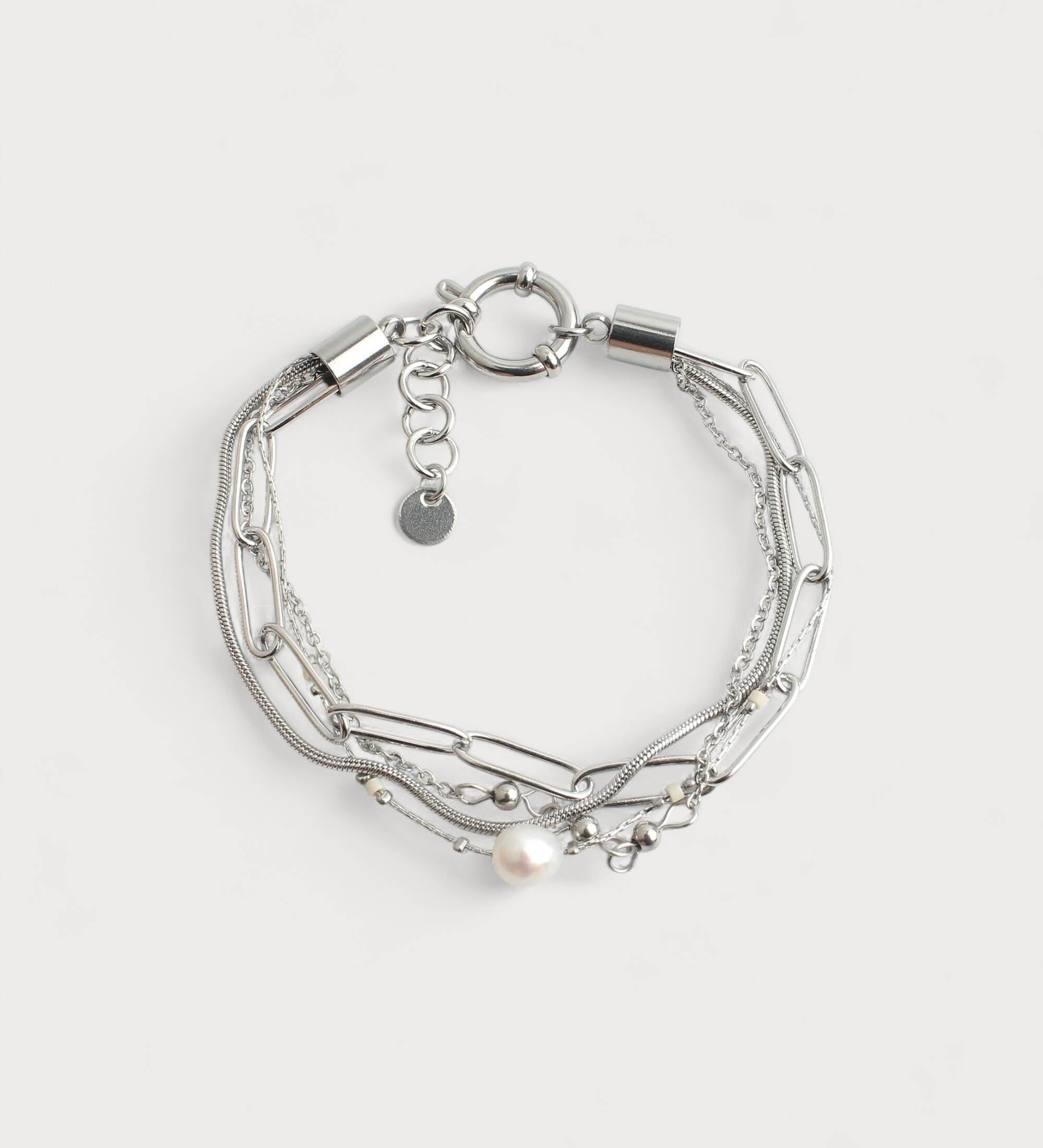 Pulseira Eloise de 4 Camadas em Pedra Natural