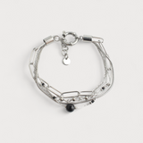 Pulseira Eloise de 4 Camadas em Pedra Natural