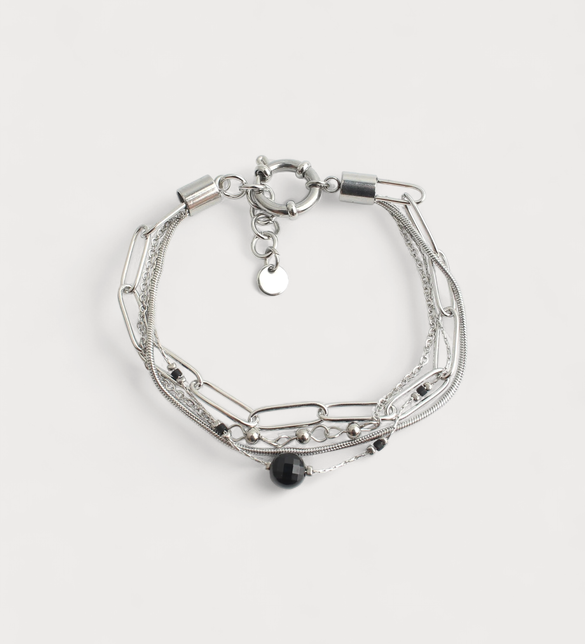 Pulseira Eloise de 4 Camadas em Pedra Natural
