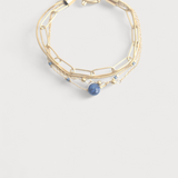 Pulseira Eloise de 4 Camadas em Pedra Natural