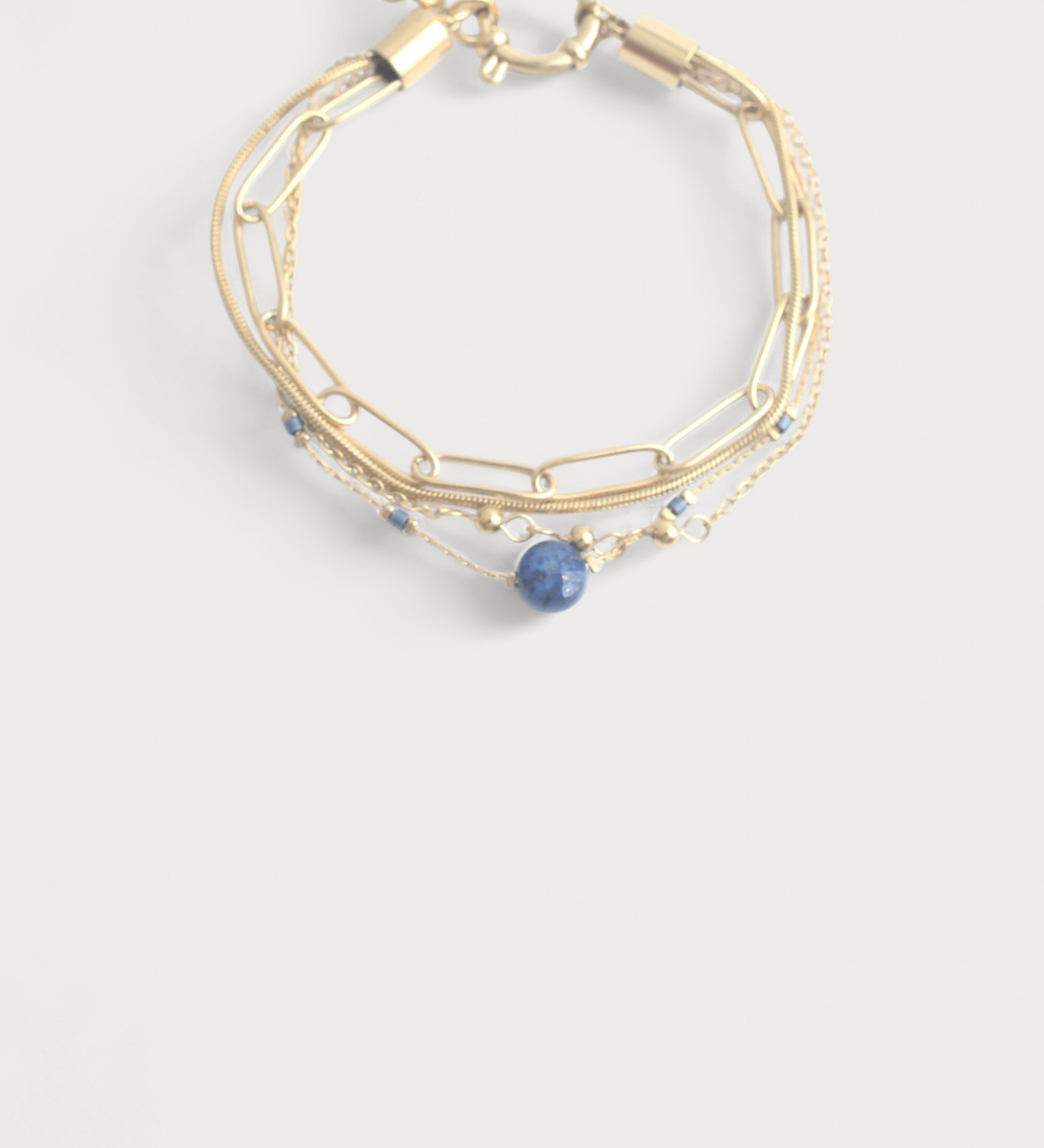 Pulseira Eloise de 4 Camadas em Pedra Natural